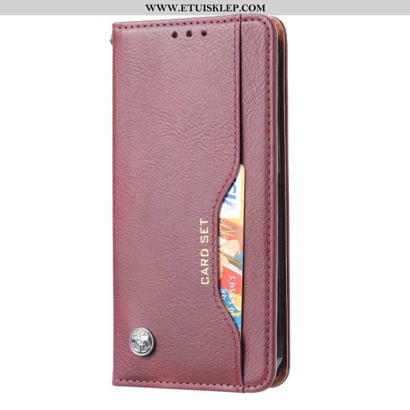 Etui Na Telefon do iPhone 15 Etui Folio Zestaw Kart